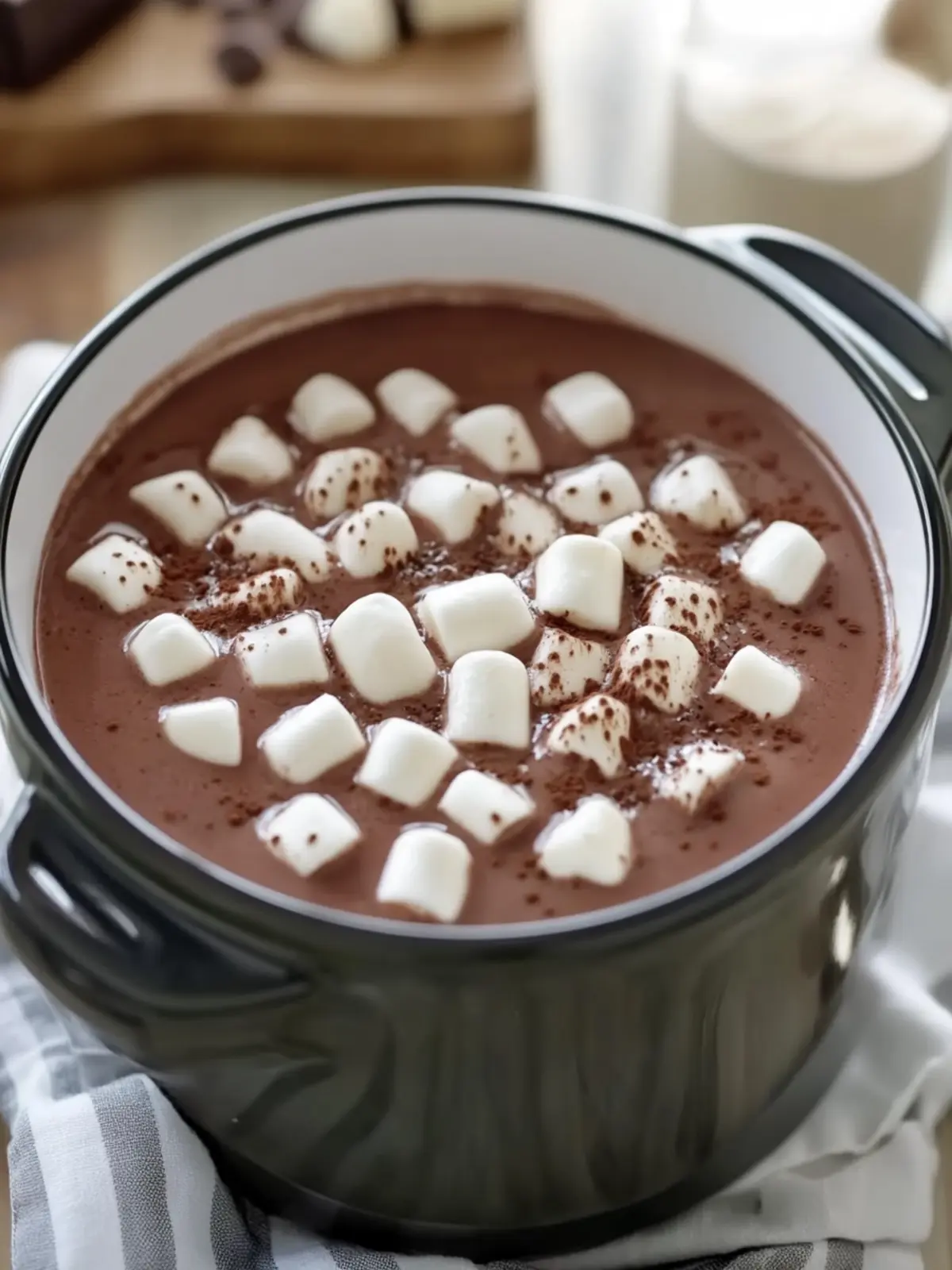 Easy Crock Pot Hot Chocolate for Cold Days