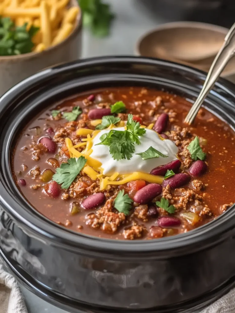 Savory Easy Crockpot Beef Chili Perfect for Busy Weeknights 3 Easy Crockpot Beef Chili