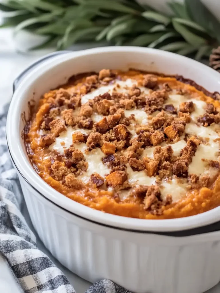 Crockpot Sweet Potato Casserole