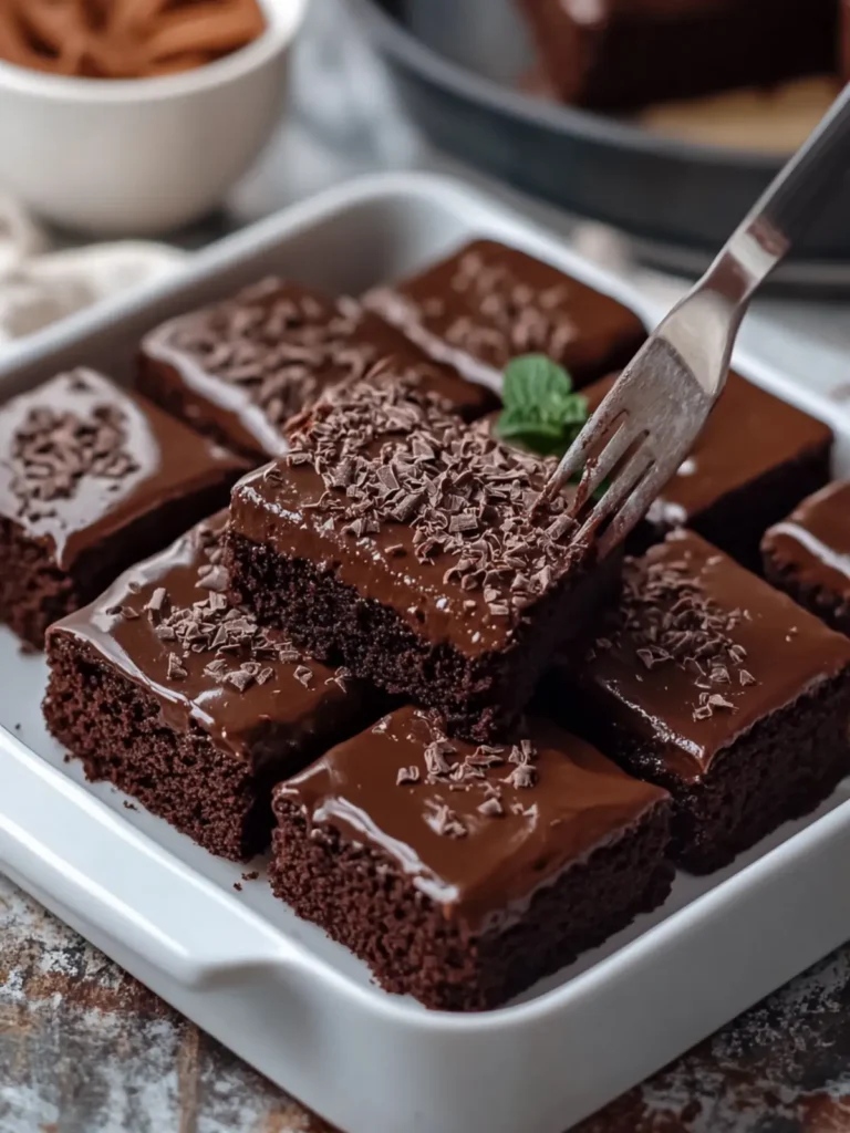 Irresistible Chocolate Fudge Cake Squares That Melt Hearts 3 Chocolate Fudge Cake Squares