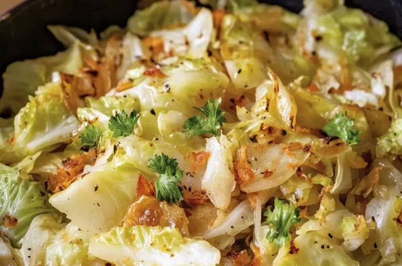 Easy Fried Cabbage