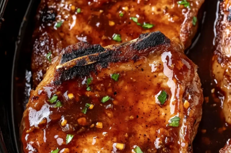 Sticky Slow-Cooker BBQ Pork Chops
