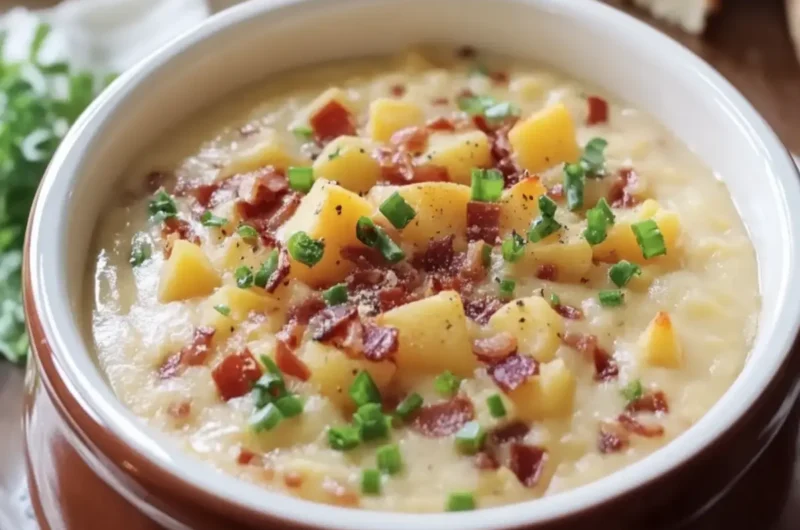 Slow Cooker Loaded Baked Potato Soup