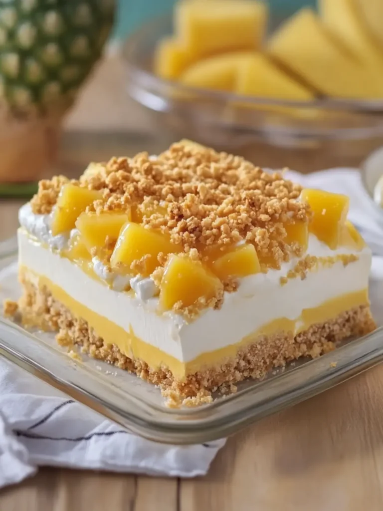 Tropical Cheesecake Crunch Dessert That Will Wow Your Guests 3 Tropical Cheesecake Crunch Dessert