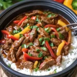 Savory Slow Cooker Pepper Steak You'll Crave Every Week 17 Slow Cooker Pepper Steak