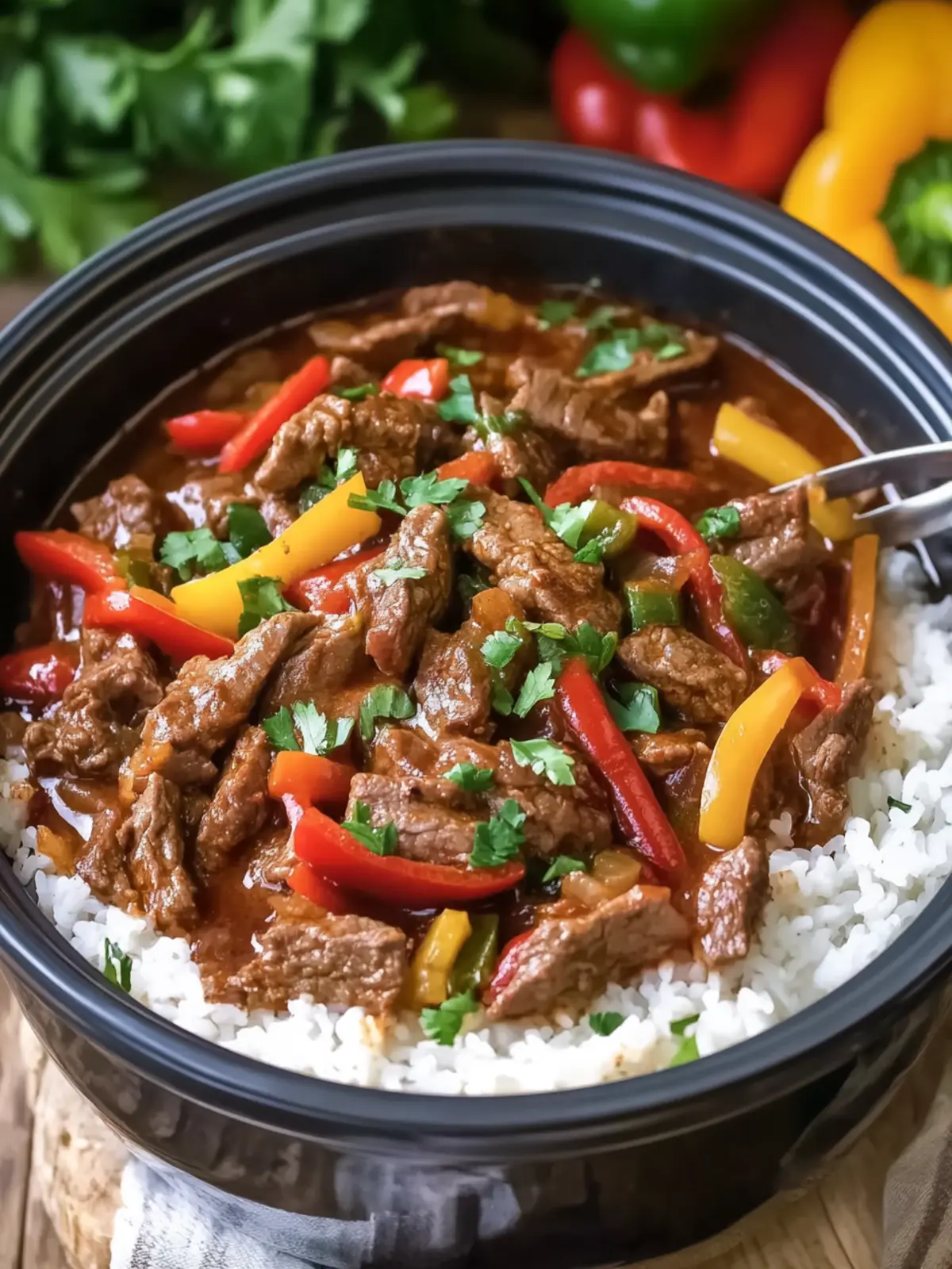 Savory Slow Cooker Pepper Steak You'll Crave Every Week 5 Slow Cooker Pepper Steak
