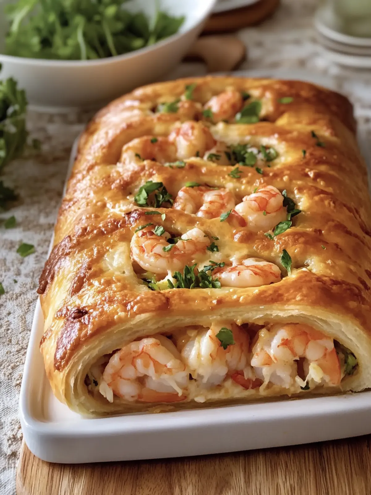Golden Seafood Crab and Shrimp Stromboli Bake You’ll Love 5 Golden Seafood Crab and Shrimp Stromboli Bake