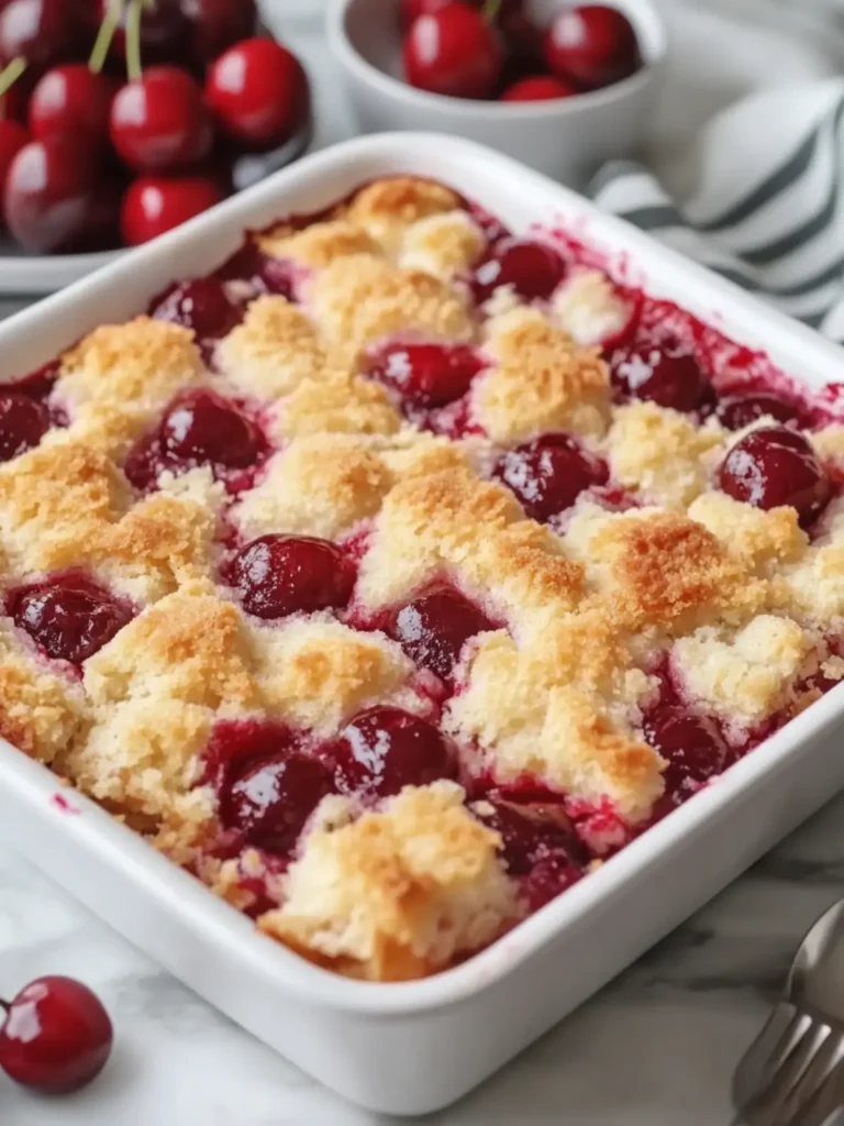 Easy 3-Ingredient Cherry Dump Cake That Will Wow Your Guests 4 3-Ingredient Cherry Dump Cake