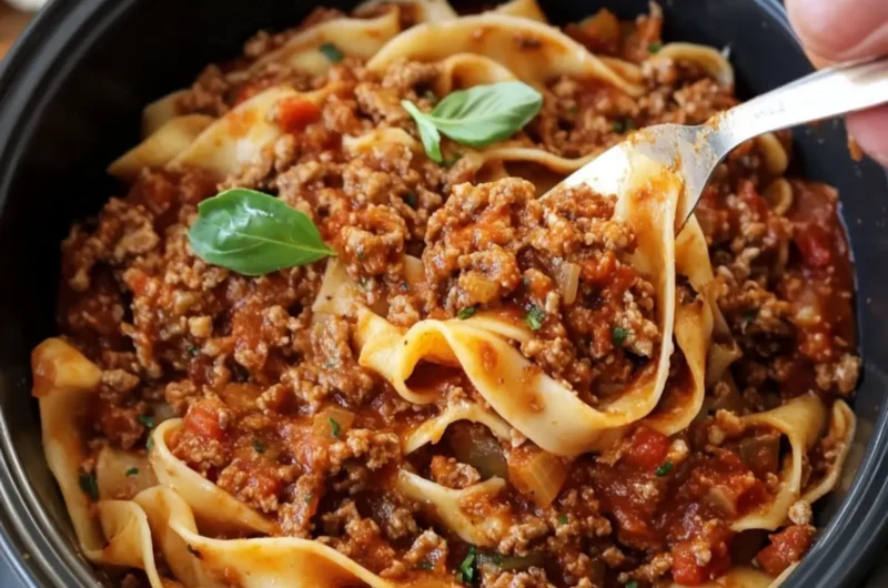 Slow Cooker Bolognese