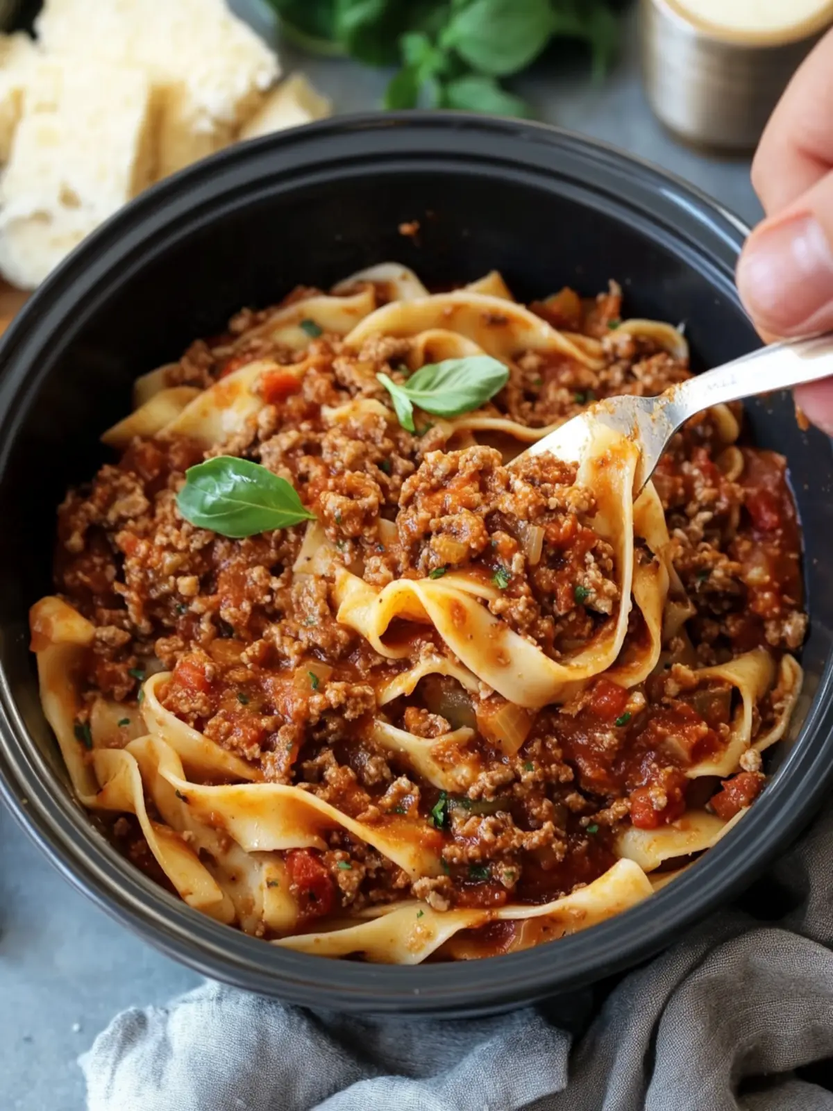 Savory Slow Cooker Bolognese for Cozy Family Dinners 5 Slow Cooker Bolognese