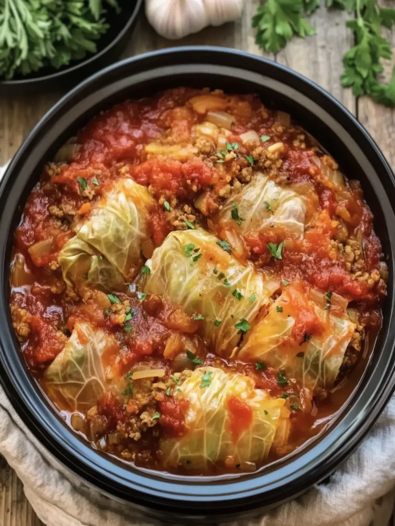 Delicious Slow-Cooker Unstuffed Cabbage Rolls You’ll Love 3 Slow-Cooker Unstuffed Cabbage Rolls