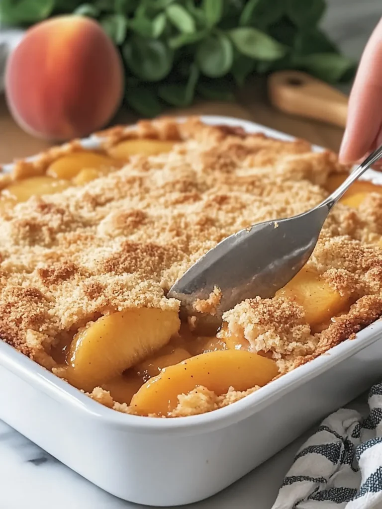 Irresistible Peach Cobbler Dump Cake Everyone Will Love 4 Peach Cobbler Dump Cake