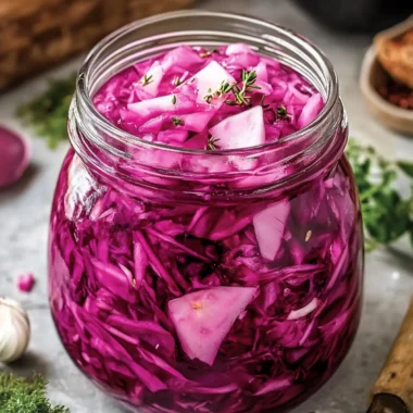Garlicky Pickled Red Cabbage: Crunchy, Zesty Side Delight 7 Garlicky Pickled Red Cabbage: Crunchy, Zesty Side Delight