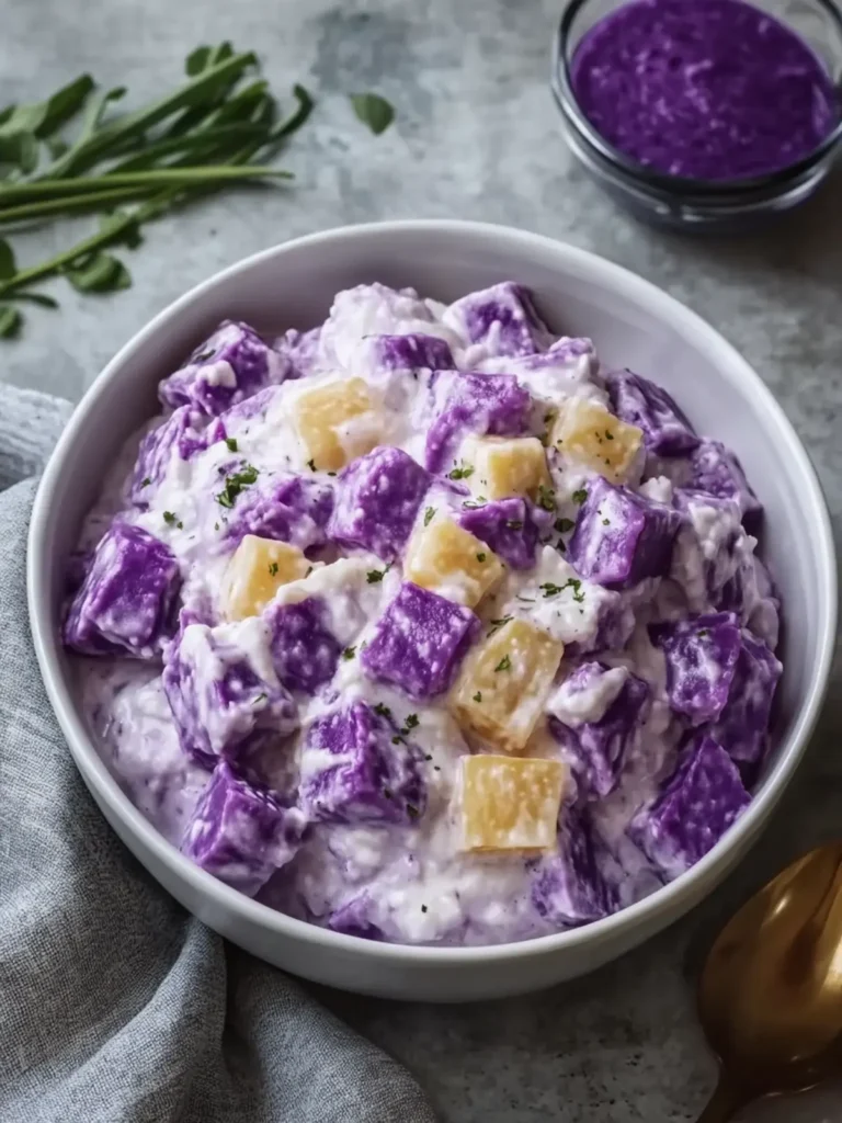 Creamy Ube Macapuno Salad: A Delightful Treat for Everyone 4 Creamy Ube Macapuno Salad