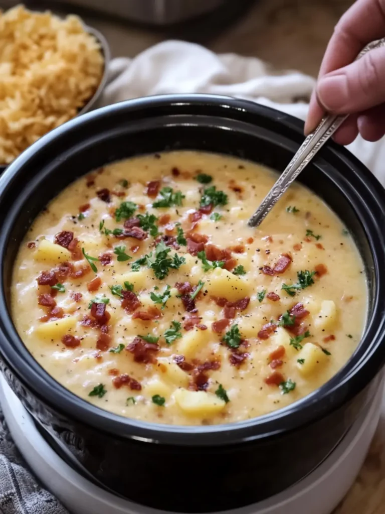 Crock Pot Crack Potato Soup: Comforting Flavor in Every Spoonful 3 Crock Pot Crack Potato Soup