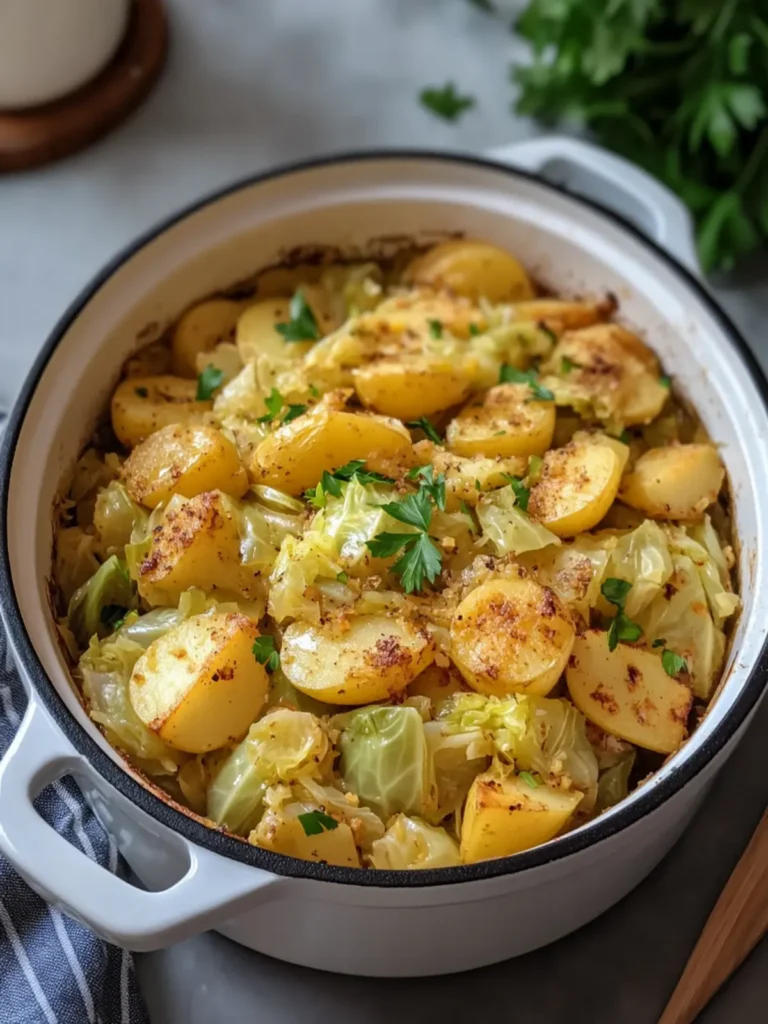 Easy Crockpot 4-Ingredient Cabbage and Potatoes Delight 2 Crockpot 4-Ingredient Cabbage and Potatoes