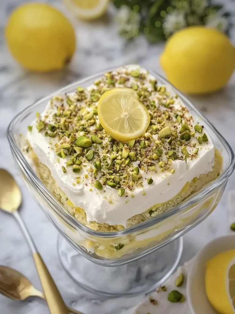 Lemon Pistachio Cream Dessert That'll Wow Your Taste Buds 3 Lemon Pistachio Cream Dessert