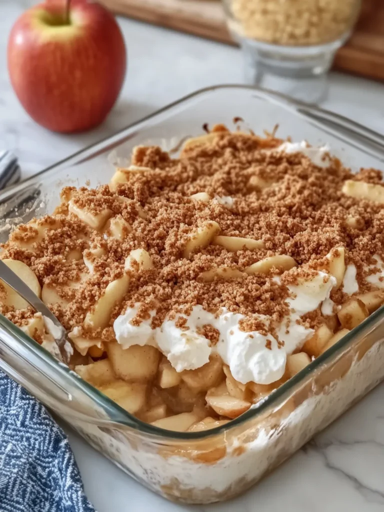 Delicious No-Bake Apple Pie Casserole for Easy Indulgence 2 No-Bake Apple Pie Casserole