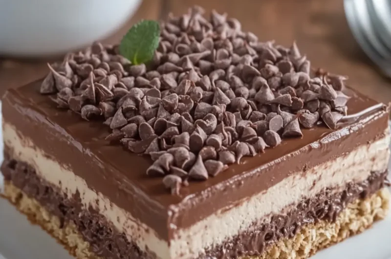 No-Bake Chocolate Graham Cake