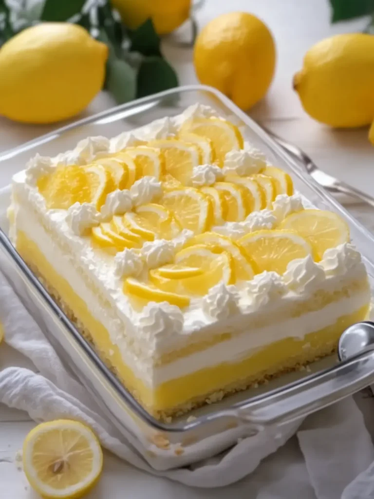 Lemon Posset Cake