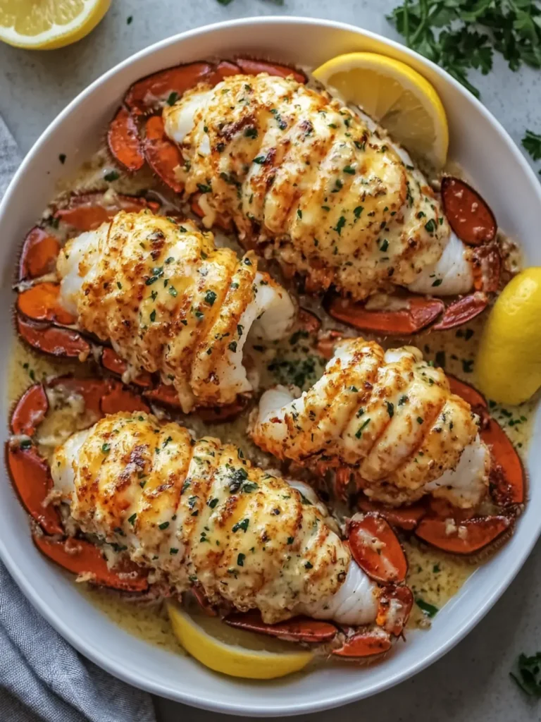 Lemon Garlic Butter Seafood Lobster Tails: A Gourmet Delight 3 Lemon Garlic Butter Seafood Lobster Tails