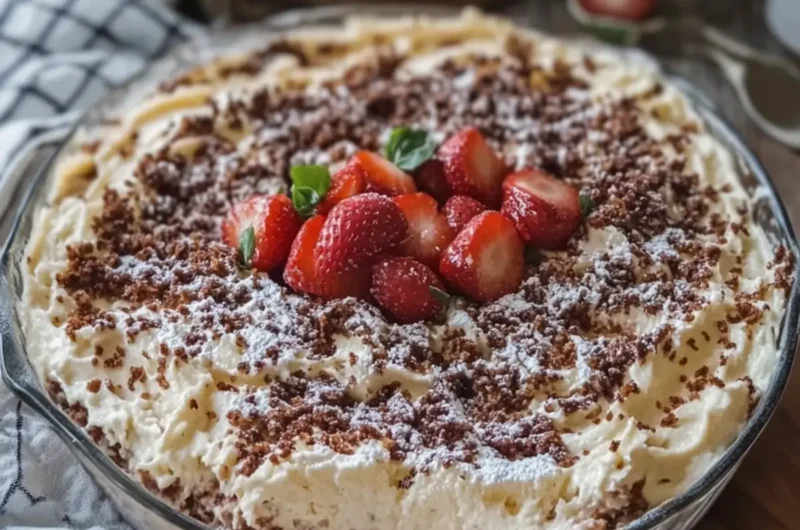Italian Love Cake Casserole