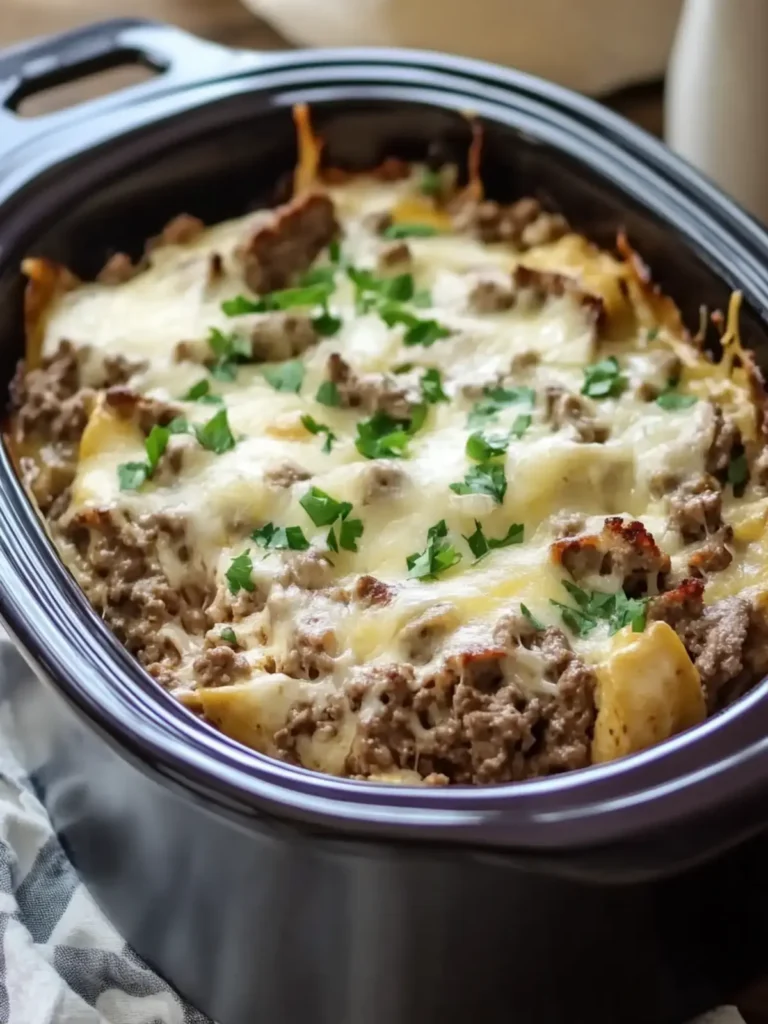 Crockpot Philly Cheesesteak Casserole: Comfort Food Magic 4 Crockpot Philly Cheesesteak Casserole