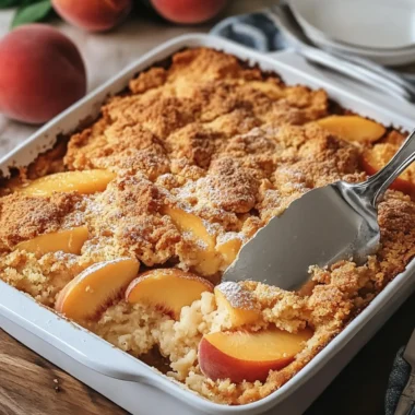 Irresistible Peach Cobbler Dump Cake Everyone Will Love 6 Irresistible Peach Cobbler Dump Cake Everyone Will Love