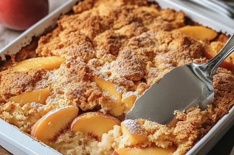Peach Cobbler Dump Cake