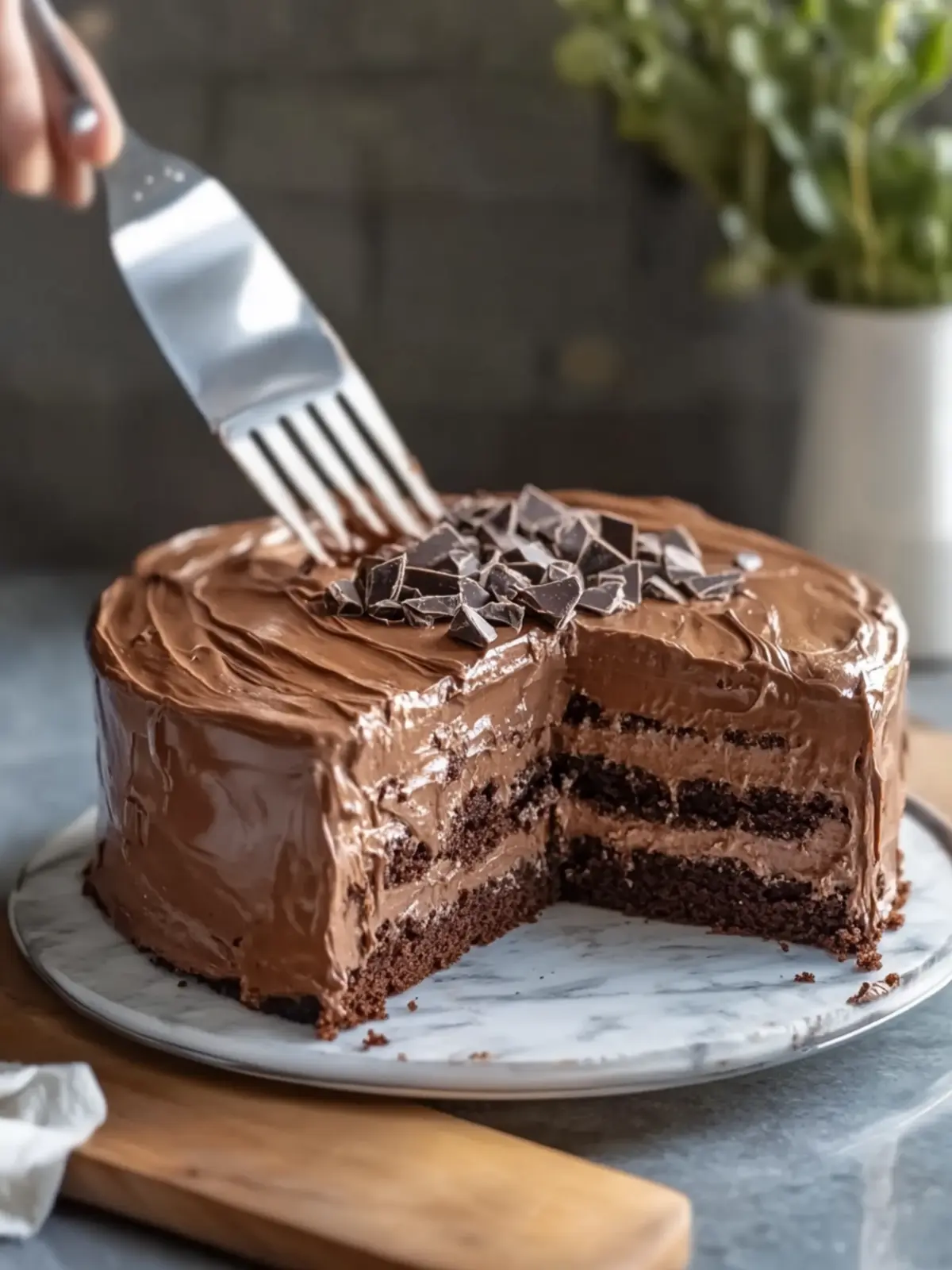 Decadent Triple Layer Chocolate Casserole Cake to Wow Your Guests 5 Triple Layer Chocolate Casserole Cake