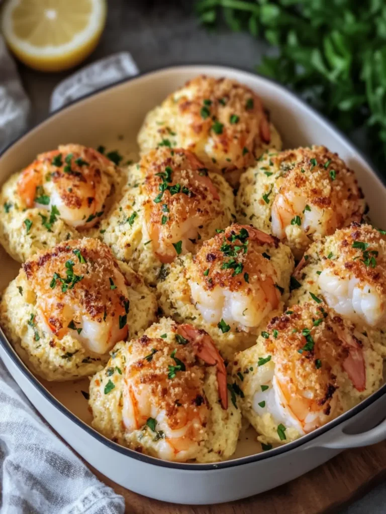 Cheesy Garlic Butter Crab and Shrimp Bombs
