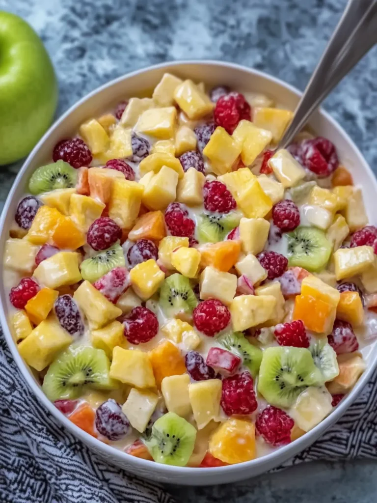 The Perfect Creamy Fruit Salad for a Refreshing Treat 3 The Perfect Creamy Fruit Salad