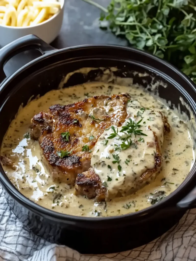 Irresistible Slow Cooker Creamy Ranch Pork Chops Recipe 3 Slow Cooker Creamy Ranch Pork Chops