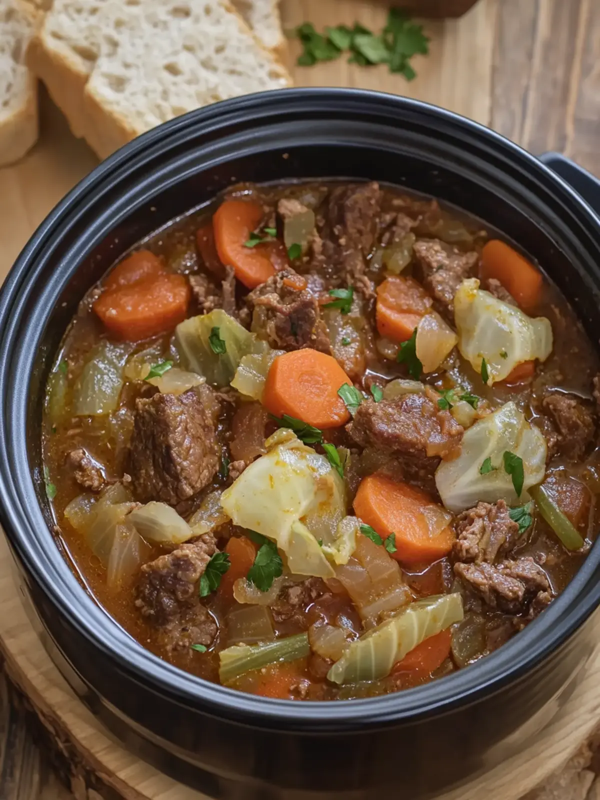 Comforting Crockpot Beef and Cabbage Stew for Cozy Nights 5 Crockpot Beef and Cabbage Stew
