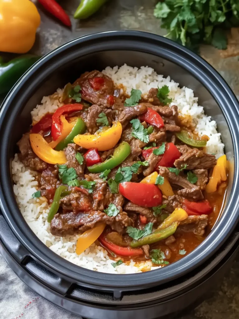 Savory Slow Cooker Pepper Steak You'll Crave Every Week 4 Slow Cooker Pepper Steak