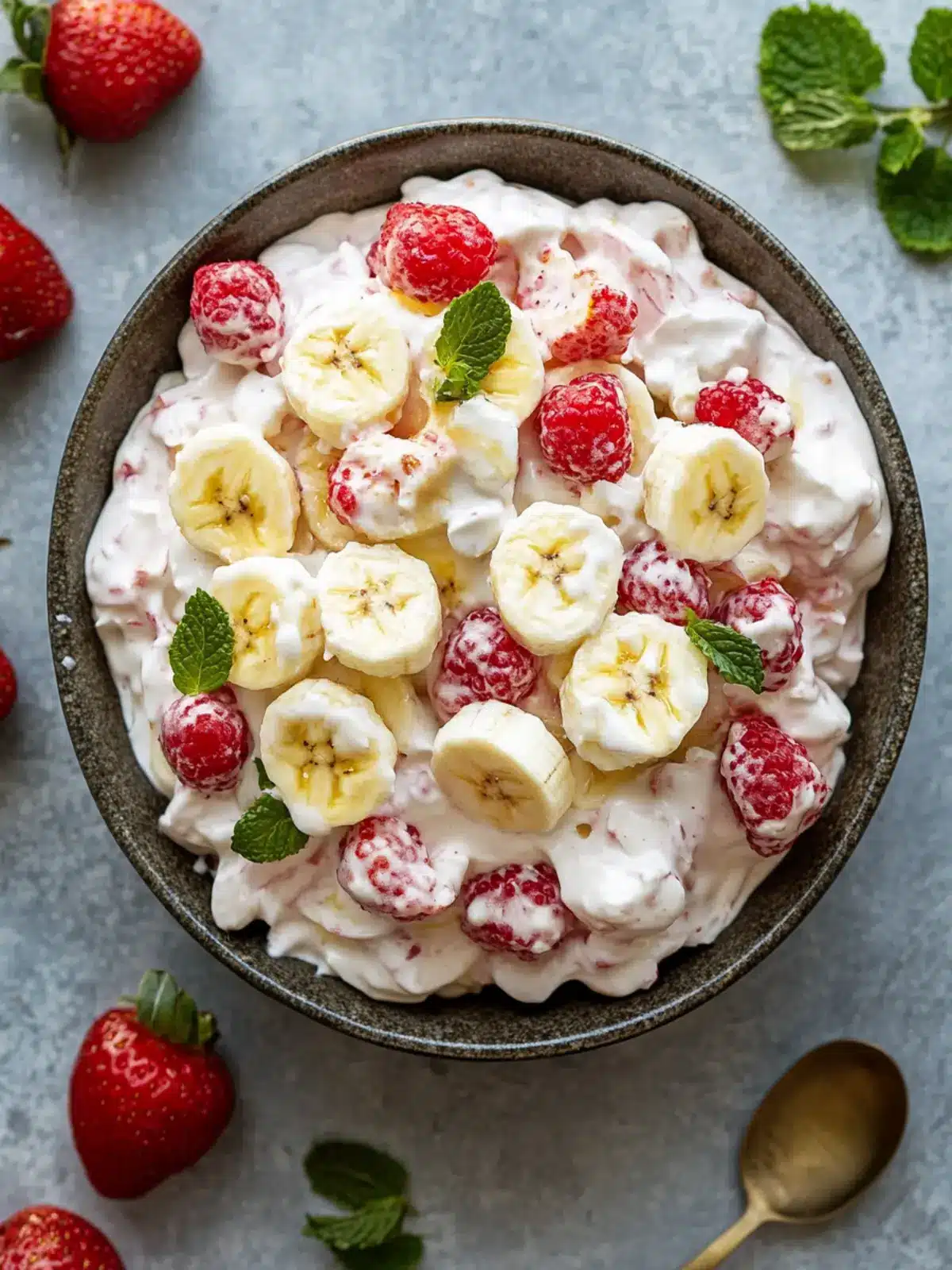 Irresistible Banana Split Fluff Salad You’ll Crave Today 5 BANANA SPLIT FLUFF SALAD