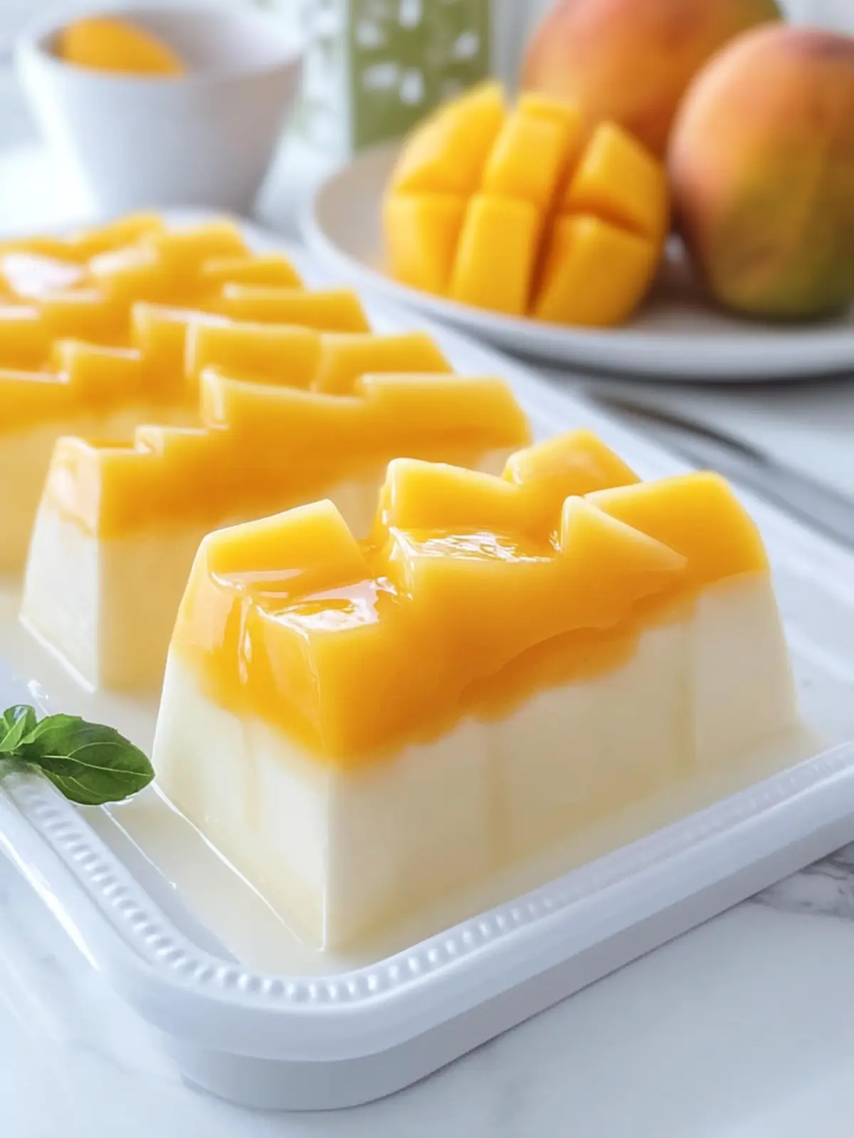 Delightful Creamy Mango Jelly Dessert for Sweet Moments 5 Creamy Mango Jelly Dessert