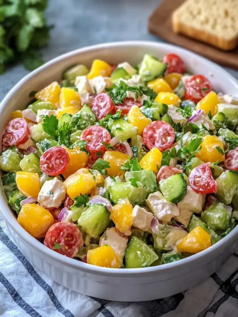 Royal Delight Salad: A Fresh Twist on Chicken and Pineapple 3 Royal Delight Salad