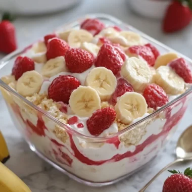 Strawberry Banana Pudding Dream: A Layered Bliss You’ll Love