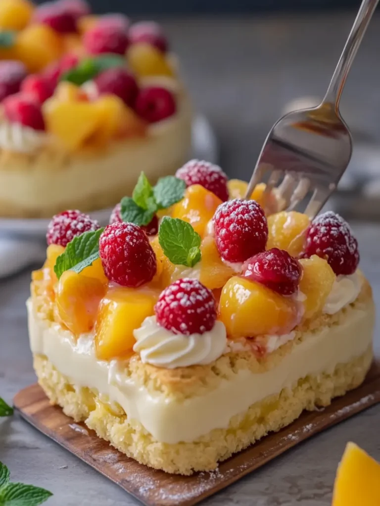 Delicious Fruit Custard Biscuit Dessert You’ll Love Making 2 Fruit Custard Biscuit Dessert