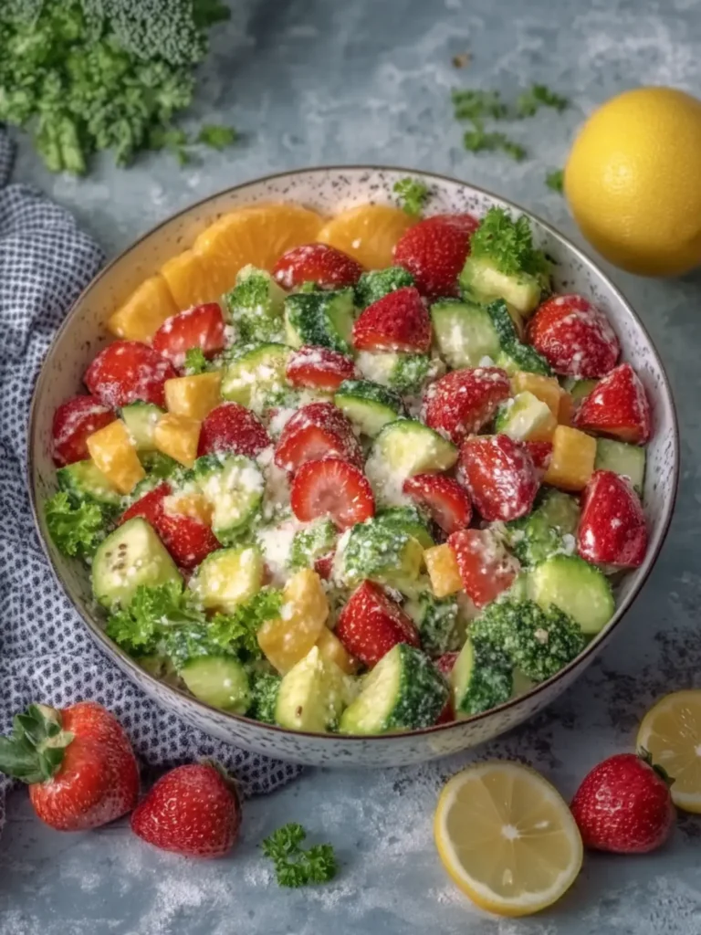 Fruits & Vegetable Salad: A Crisp, Creamy Delight You’ll Love 2 Fruits & Vegetable Salad