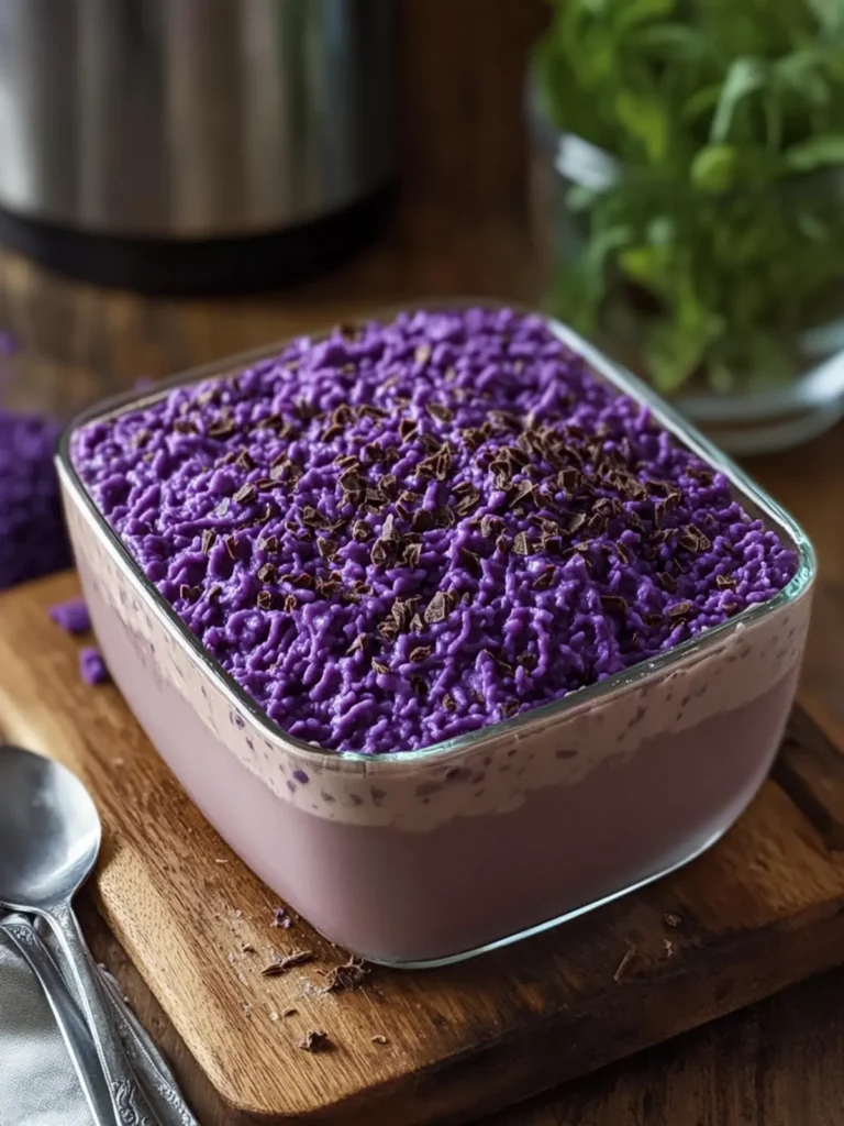 Dreamy Chocolate Ube Pudding Dessert to Wow Your Guests 2 Chocolate Ube Pudding Dessert
