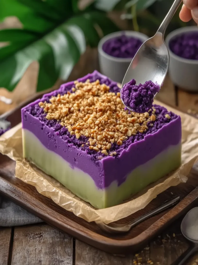 Indulge in Pandan Biko with Ube Layer Bliss at Home 2 Pandan Biko with Ube Layer