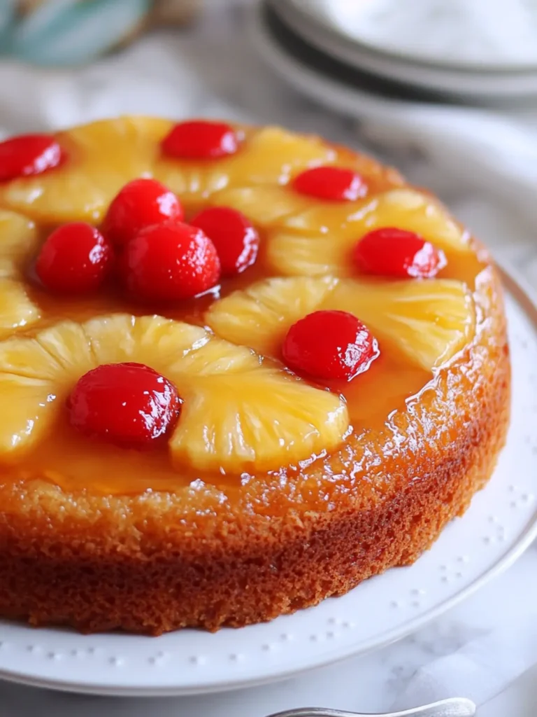 Pineapple Upside-Down Cake