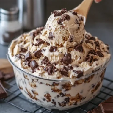 Indulge in Homemade Chocolate Peanut Butter Cookie Dough Ice Cream 7 Indulge in Homemade Chocolate Peanut Butter Cookie Dough Ice Cream