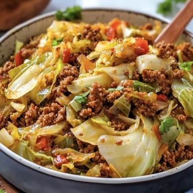 Savory Filthy Cabbage with Cajun Ground Beef Delight 6 Savory Filthy Cabbage with Cajun Ground Beef Delight