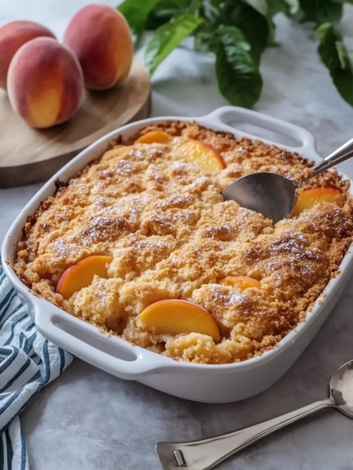 Easy Peach Cobbler Dump Cake for a Sweet Family Treat 5 Peach Cobbler Dump Cake