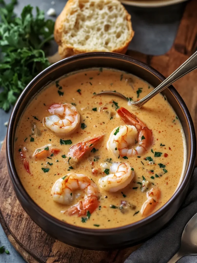 Creamy Shrimp and Crab Seafood Bisque