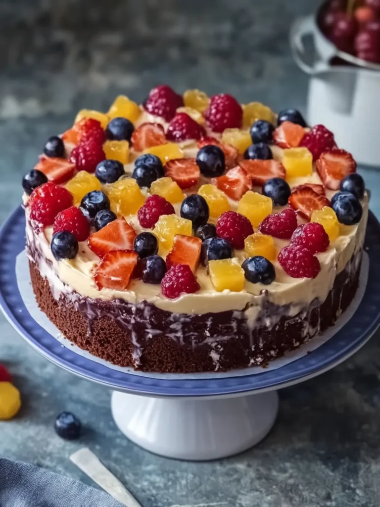 Chocolate Fruit Cake