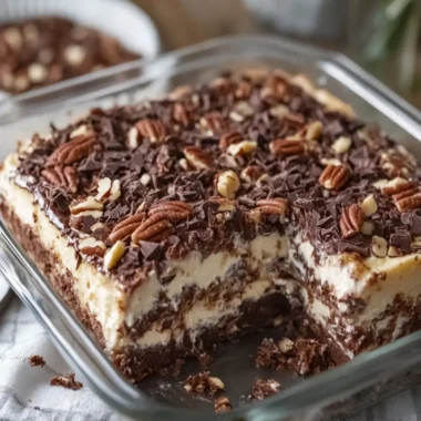 German Chocolate Pecan Cream Cheese Dump Cake Delight